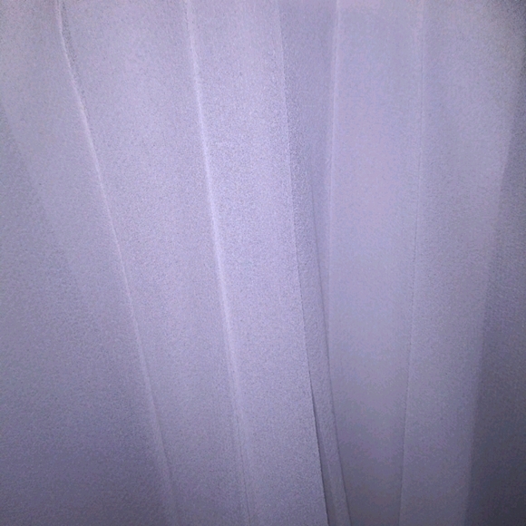 BRAND NEW BCBG White Chiffon Open Back Tank Top - Picture 6 of 9